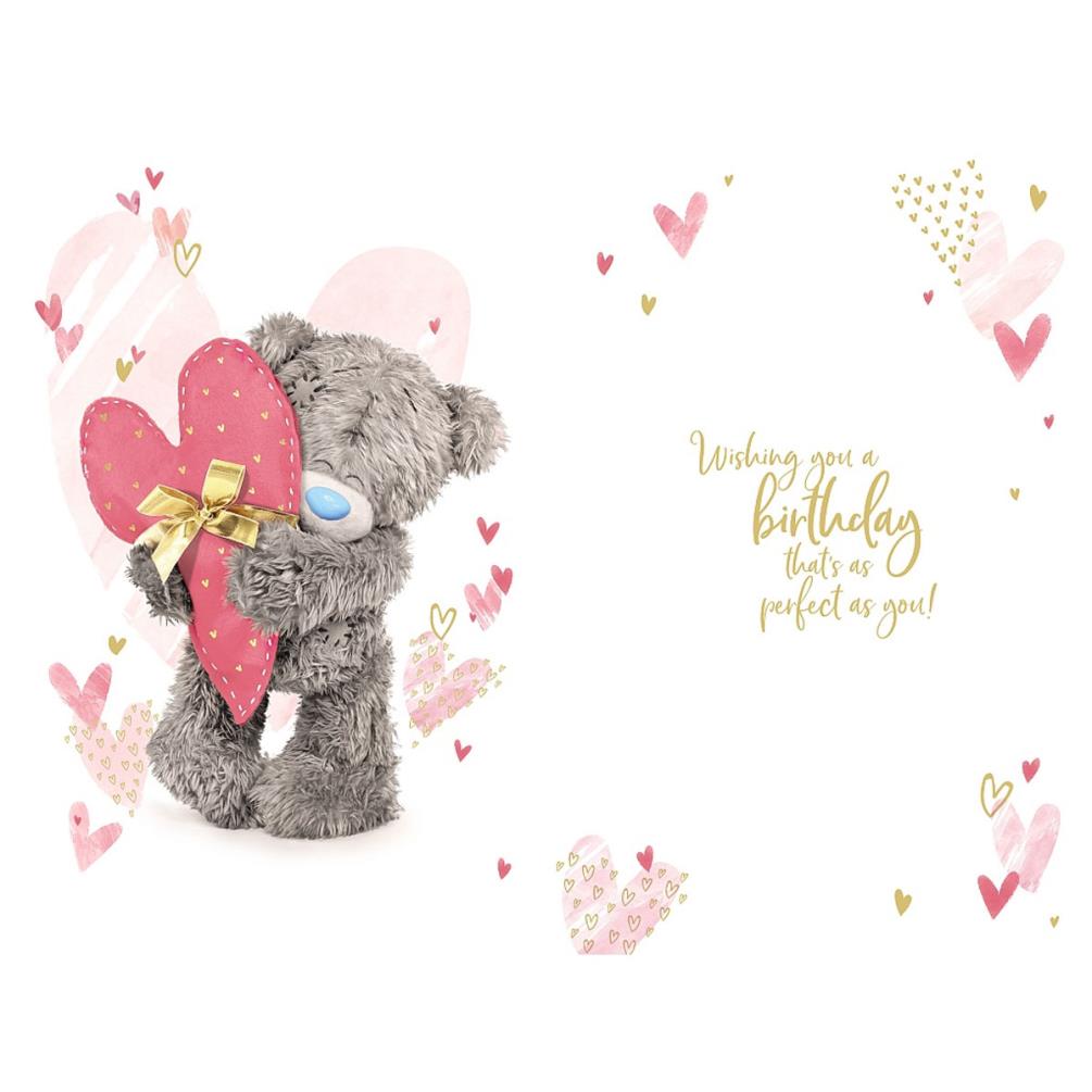 3D Holographic Perfect Girlfriend Me to You Bear Birthday Card Extra Image 1